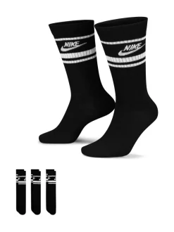 Zwart - Nike sportkleding Everyday must-have sportsokken set van 3