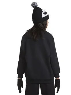 Zwart - Nike Swoosh Pom Beanie and Glove Set