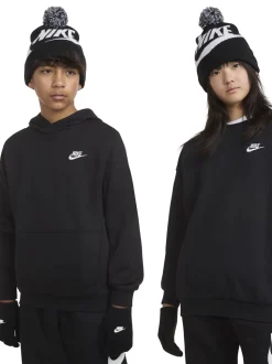 Zwart - Nike Swoosh Pom Beanie and Glove Set