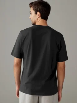 Zwart - Normale Pasvorm - Essential katoenen T-shirts verpakking van 6
