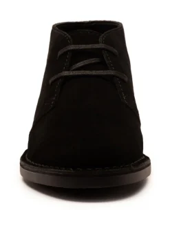 Zwart - Off The Hook Sahara suède leren Desert Chukka Vetersluiting Boots
