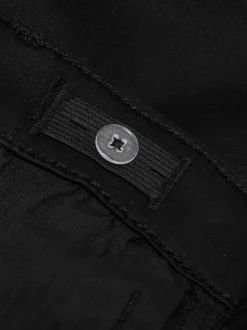 Zwart - ONLY - Kinderjeans met uitlopende pijpen en verstelbare taille