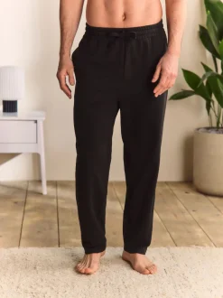 Zwart - Open - Loopback Soft Touch Cuffed Joggers