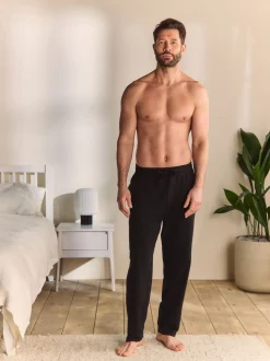 Zwart - Open - Loopback Soft Touch Cuffed Joggers