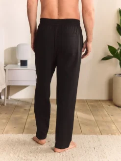 Zwart - Open - Loopback Soft Touch Cuffed Joggers