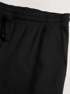 Zwart - Open - Loopback Soft Touch Cuffed Joggers