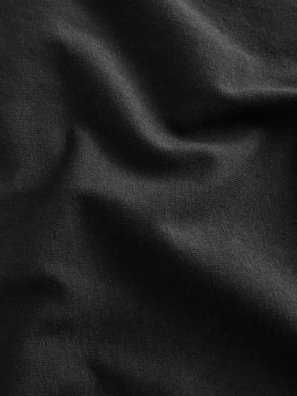 Zwart - Open hals vest