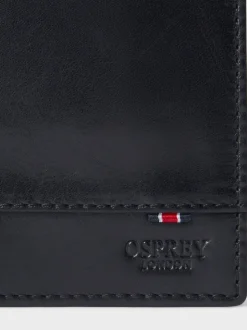 Zwart - Osprey London - Micro-leren nette portemonnee