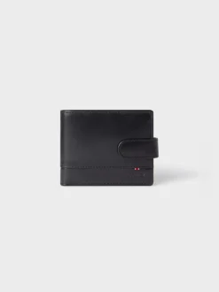Zwart - Osprey London - The London bruine leren portemonnee