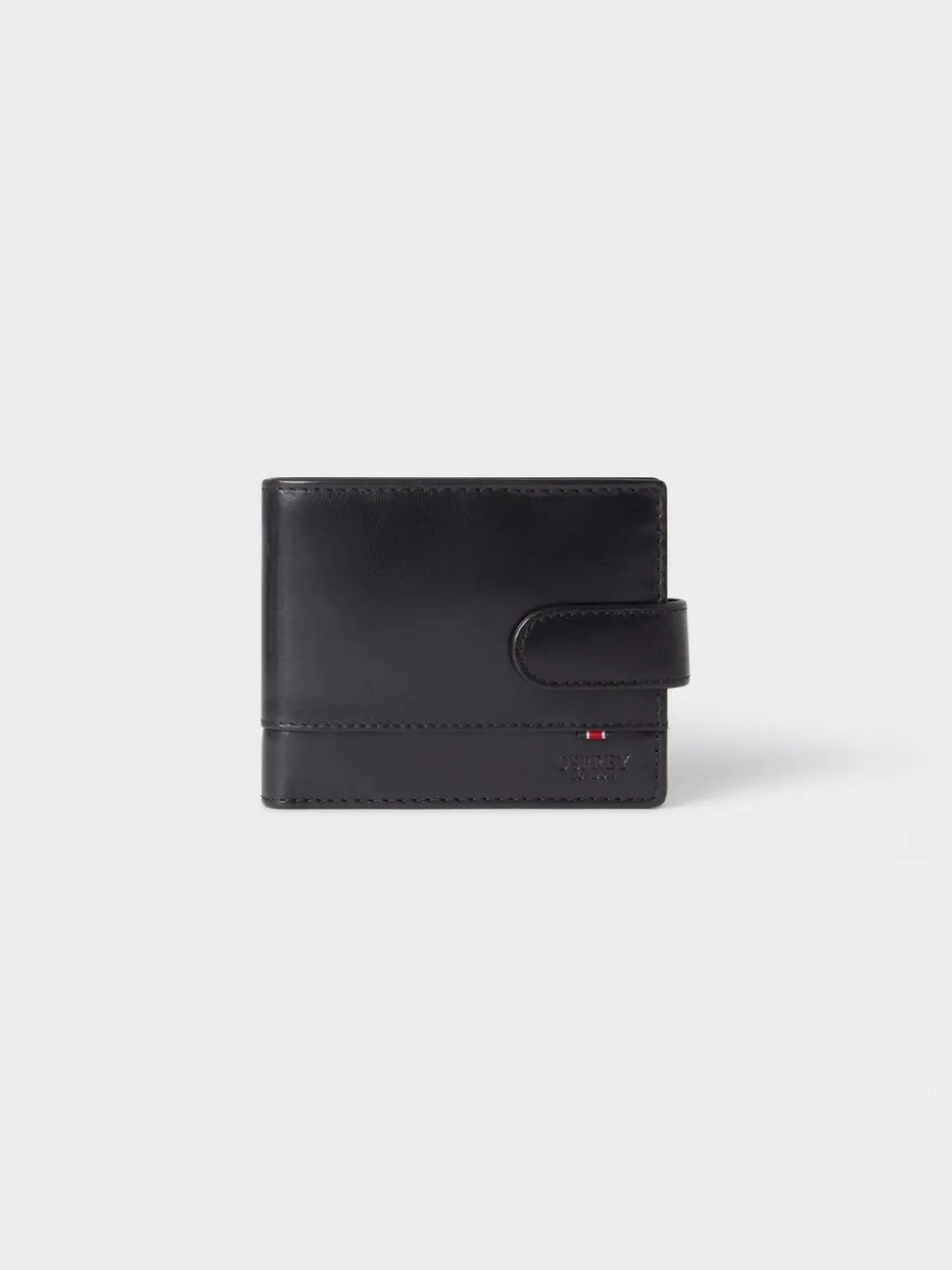 Zwart - Osprey London - The London bruine leren portemonnee
