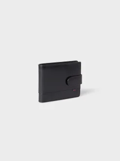 Zwart - Osprey London - The London bruine leren portemonnee