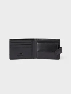 Zwart - Osprey London - The London bruine leren portemonnee