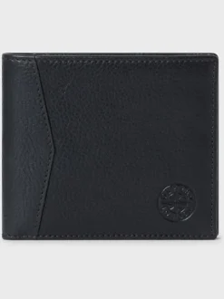 Zwart - Osprey London The Compass leren Portemonnee