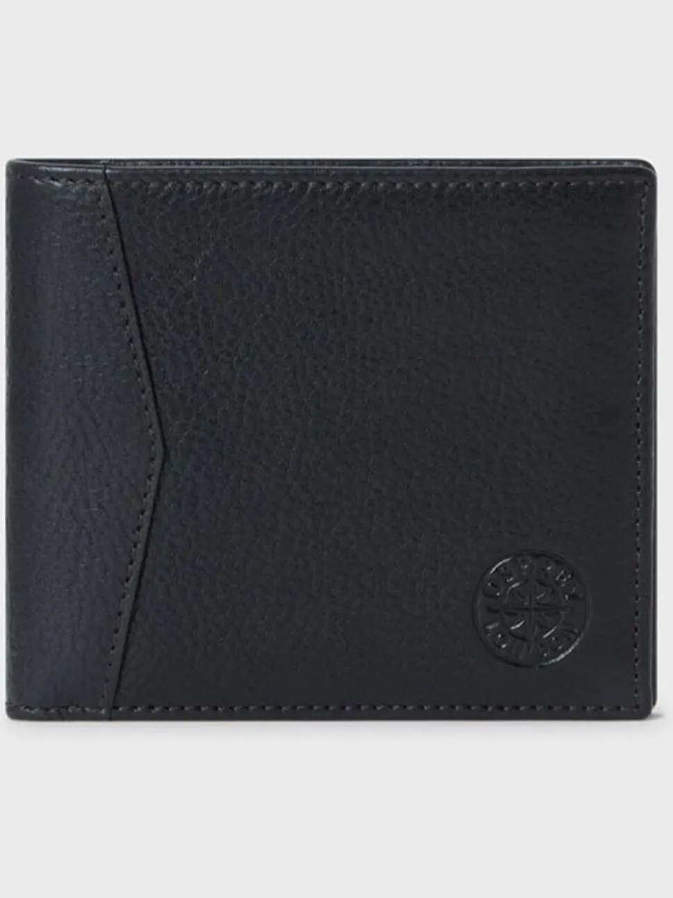 Zwart - Osprey London The Compass leren Portemonnee