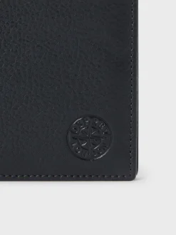 Zwart - Osprey London The Compass leren Portemonnee