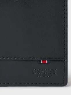Zwart - Osprey London The London Leather Wallet with Coin Pocket
