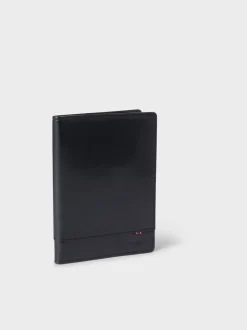Zwart - Osprey London The London Leather Passport Cover
