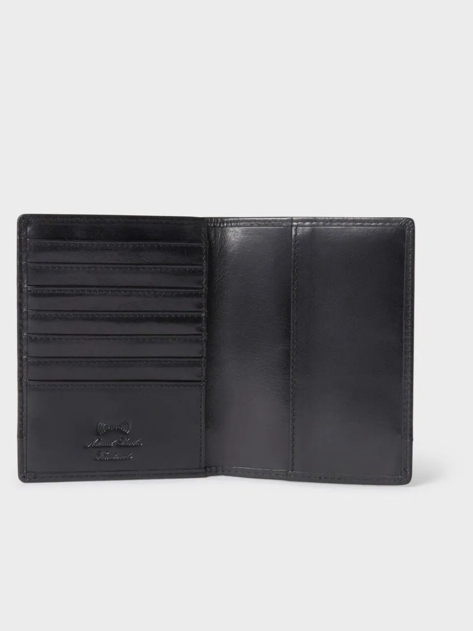 Zwart - Osprey London The London Leather Passport Cover