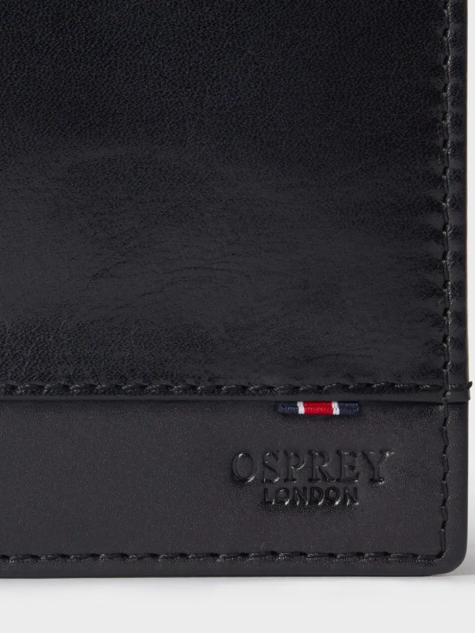 Zwart - Osprey London The London Leather Passport Cover