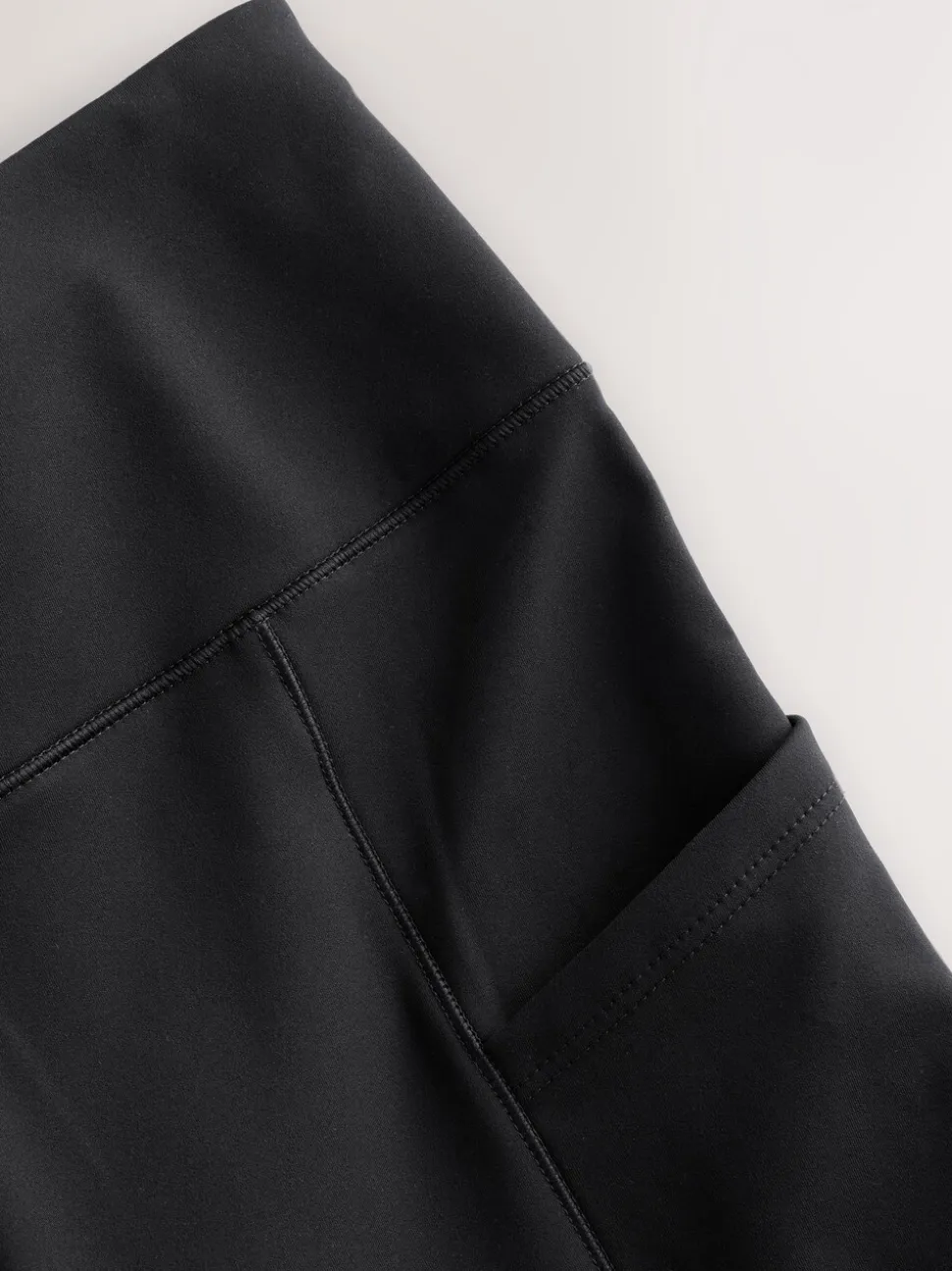 Zwart - Outdoor legging met fleecevoering en warme handgreep
