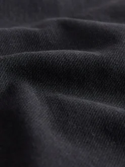 Zwart - Oversized denim overhemd