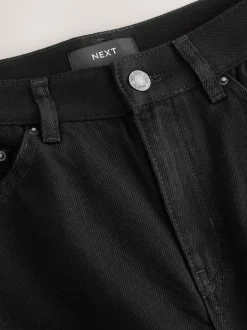 Zwart - Palazzo-jeans met hoge taille en wijde pijpen