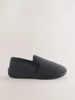 Zwart - Pantoffels met dichte hiel