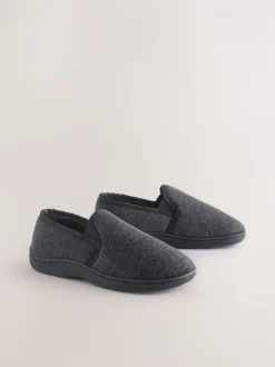 Zwart - Pantoffels met dichte hiel