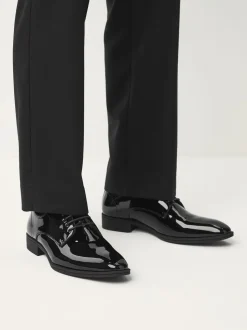 Zwart - Patent Derby Shoes