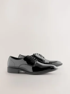 Zwart - Patent Derby Shoes
