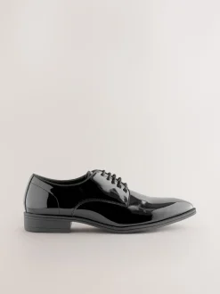 Zwart - Patent Derby Shoes