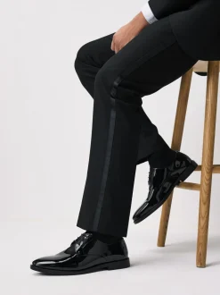Zwart - Patent Leather Derby Shoes