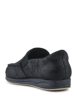 Zwart - Pavers Extra Wide Memory Foam Slippers