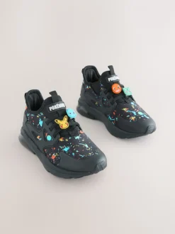 Zwart - Pokemon sneakers met elastische veter