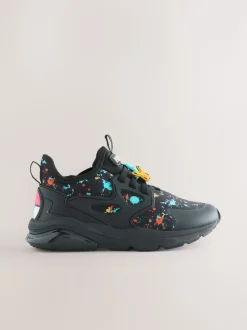 Zwart - Pokemon sneakers met elastische veter
