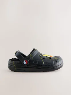 Zwart - Pokemon Warm Lined Slipper Clogs