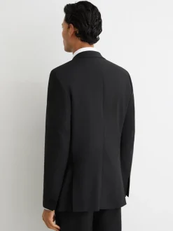 Zwart - Punt revers - Reiss Poker modieus gesneden Single breasted Jack Tailored-Fit