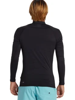 Zwart - Quiksilver surfhemdje met lange mouwen