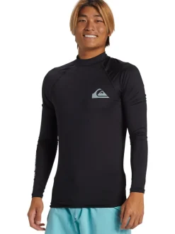 Zwart - Quiksilver surfhemdje met lange mouwen