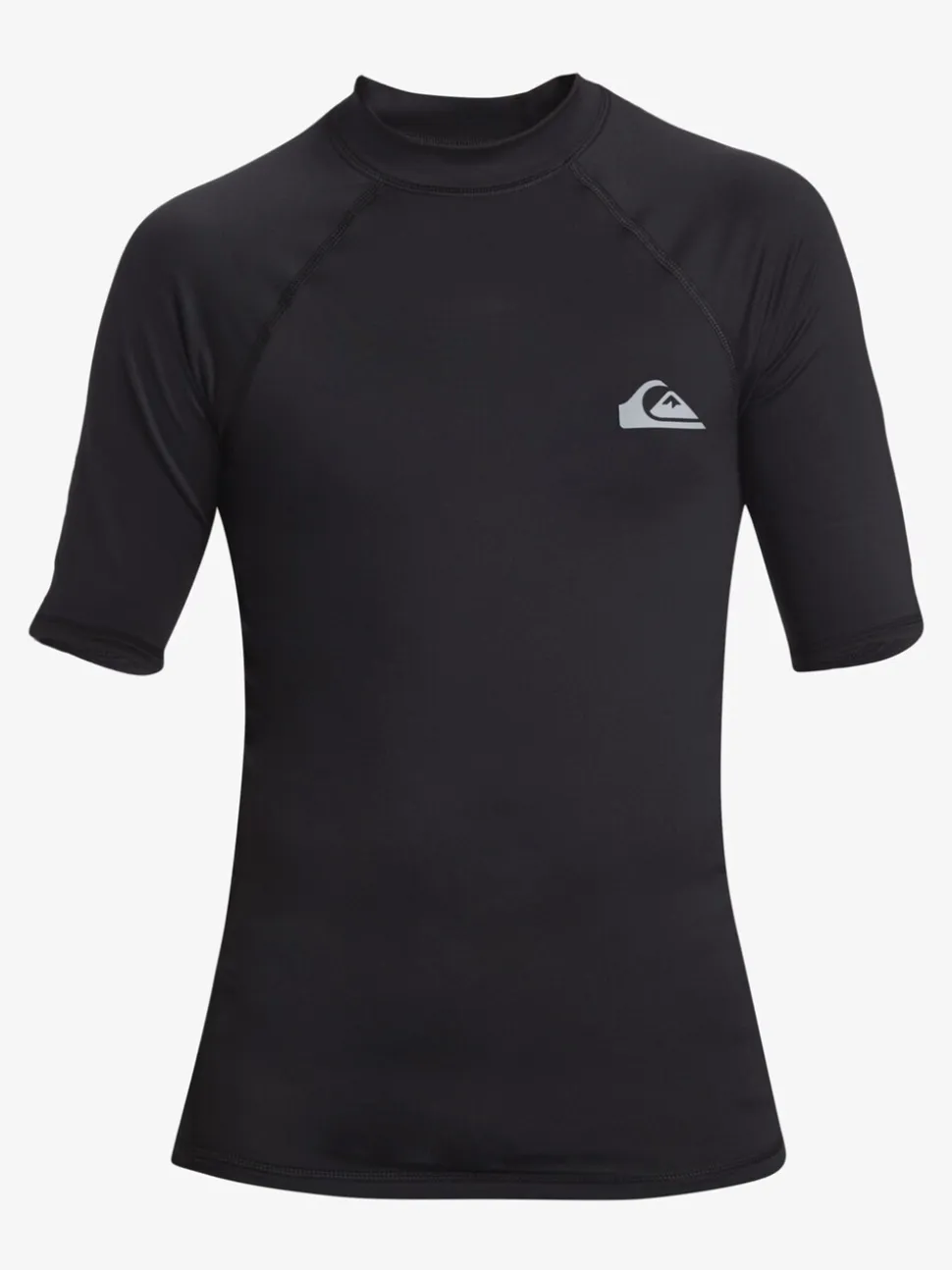 Zwart - Quiksilver Youth UPF50 uv-werend hemdje met korte mouwen