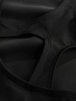 Zwart - Racerback Swimsuit (3-16yrs)