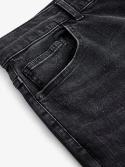 Zwart - Rechte, klassieke jeans met stretch