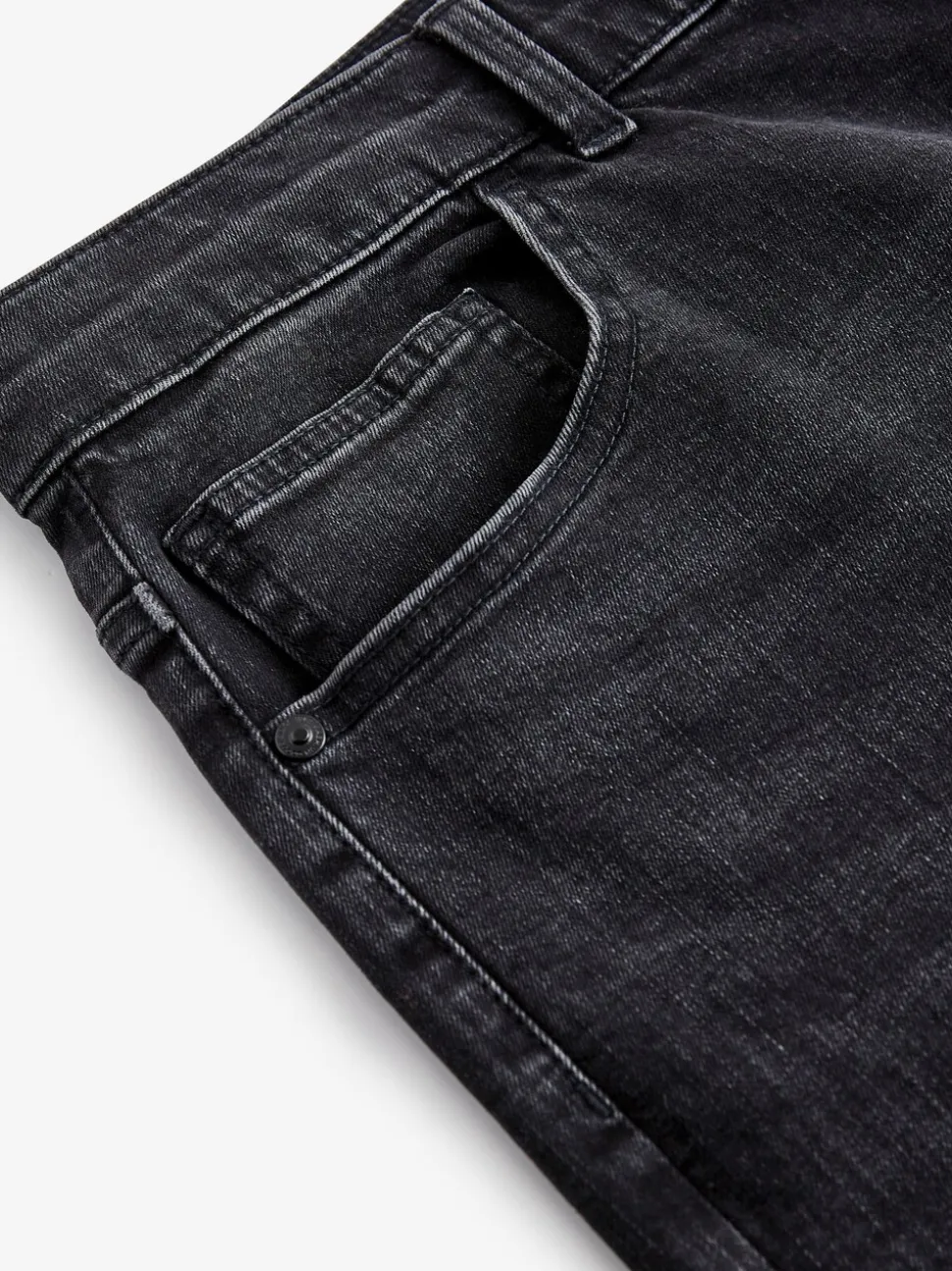 Zwart - Rechte, klassieke jeans met stretch