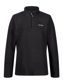 Zwart - Regatta Sweethart fleece met rits bij de hals