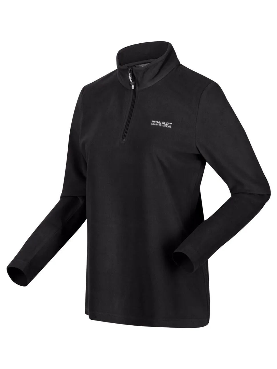 Zwart - Regatta Sweethart fleece met rits bij de hals