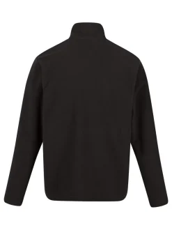 Zwart - Regatta Thompson fleece met rits bij de hals