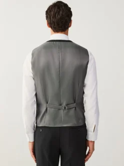 Zwart - Regular fit must-have gilet