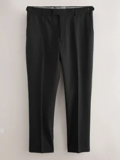 Zwart - Regular Fit Signature Marzotto Wool Tuxedo Trousers With Side Tape Detail