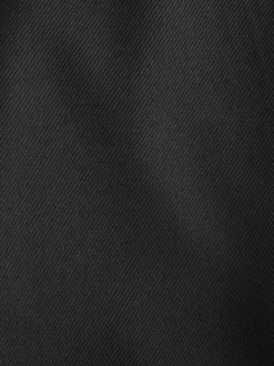 Zwart - Regular Fit Smart Tuxedo Trousers With Velvet Side Tape Detail