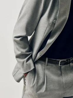 Zwart - Reiss - Dante - Gladde leren riem